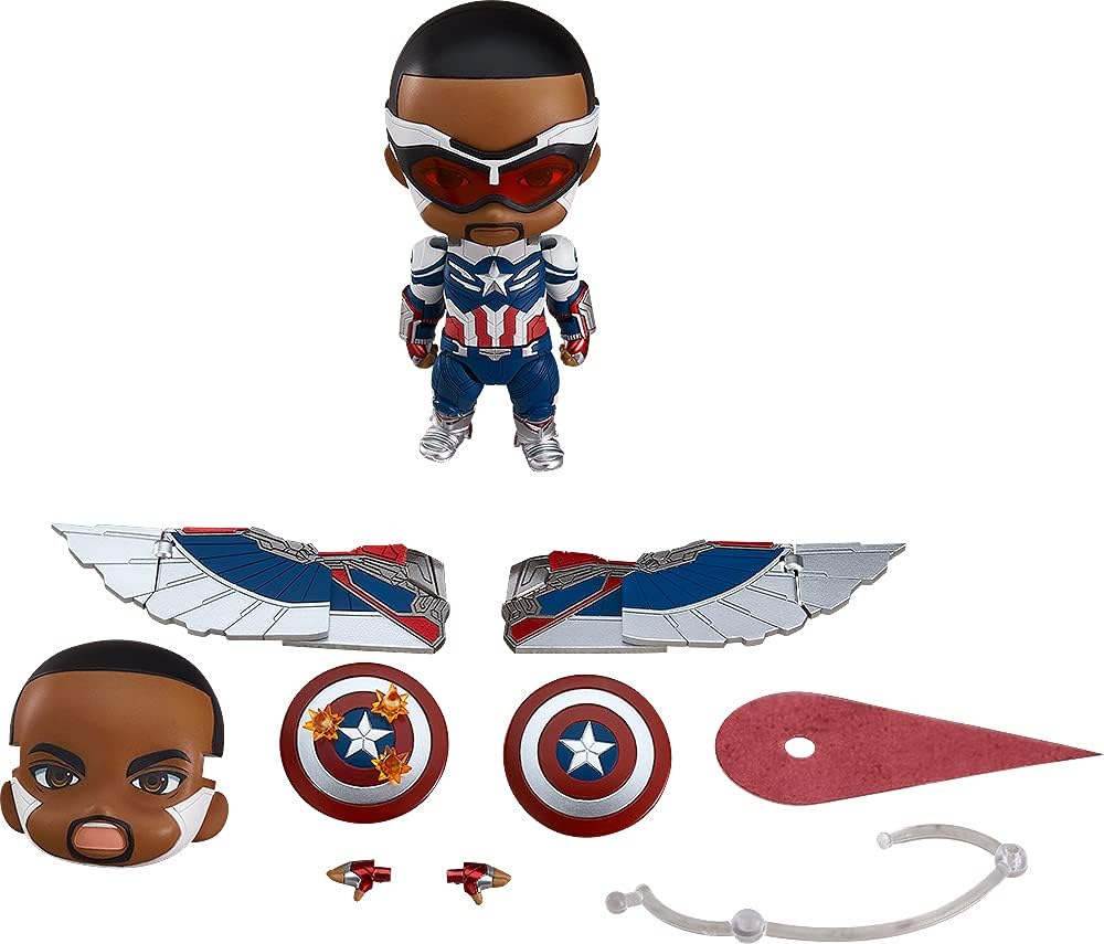 Nendoroid: The Falcon and the Winter Soldier - Captain America (Sam Wilson) Dx