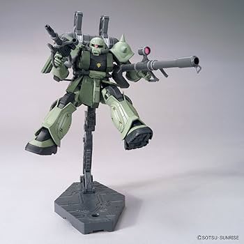 Bandai HG 1/144 : MS-06 Zaku II + Big Gun Set ( GundamThunderbolt Ver. )
