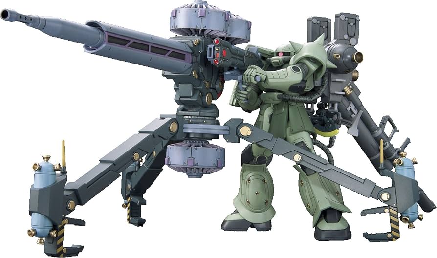 Bandai HG 1/144 : MS-06 Zaku II + Big Gun Set ( GundamThunderbolt Ver. )
