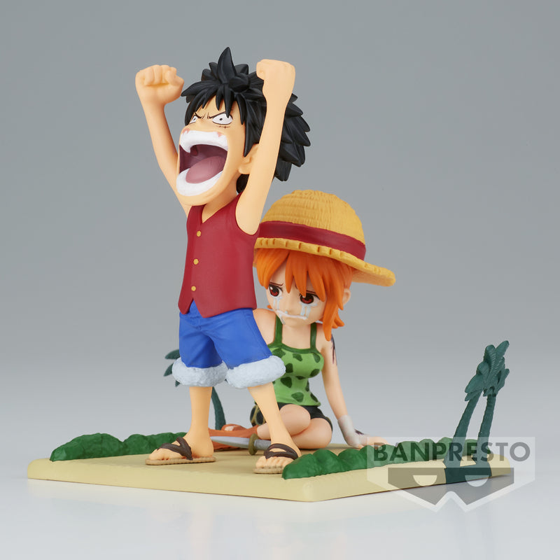 ONE PIECE - WORLD COLLECTABLE FIGURE LOG STORIES - MONKEY D. LUFFY & N