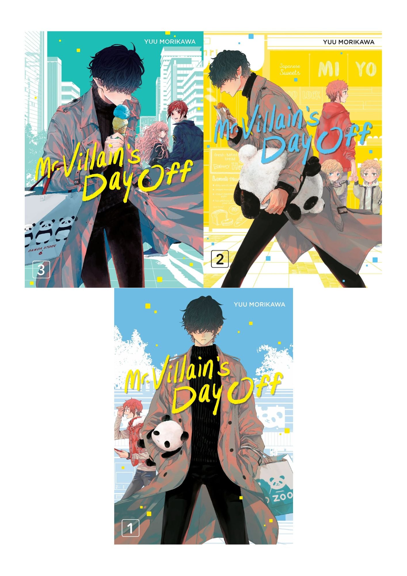 Mr. Villain's Day Off, Vol. 1-3 Manga Bundle