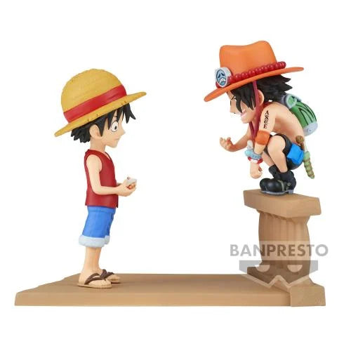 ONE PIECE - WORLD COLLECTABLE FIGURE LOG STORIES - MONKEY D. LUFFY & PORTGAS D.ACE **PRE-ORDER**