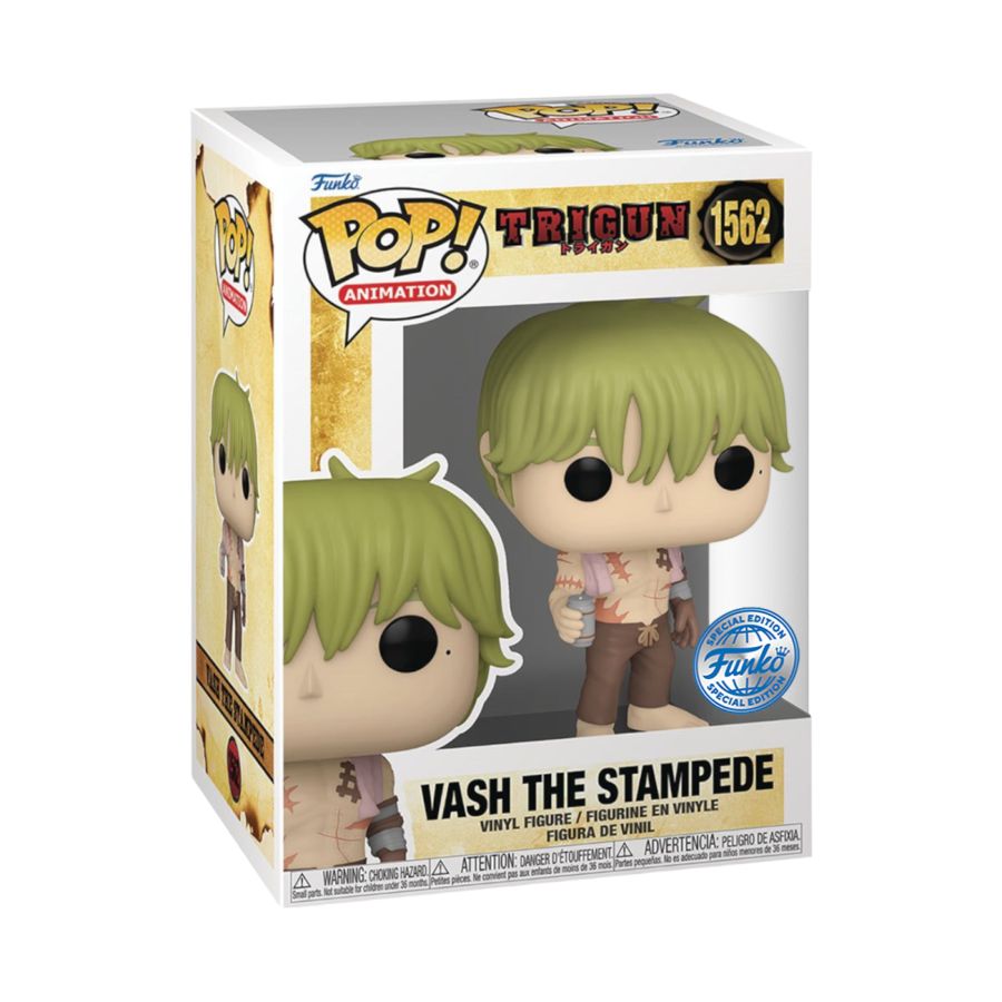 Trigun - Vash the Stampede (Shirtless) US Exclusive Pop! Vinyl [RS]