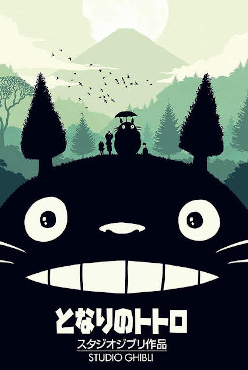 9 - My Neighbor Totoro Shadow Poster