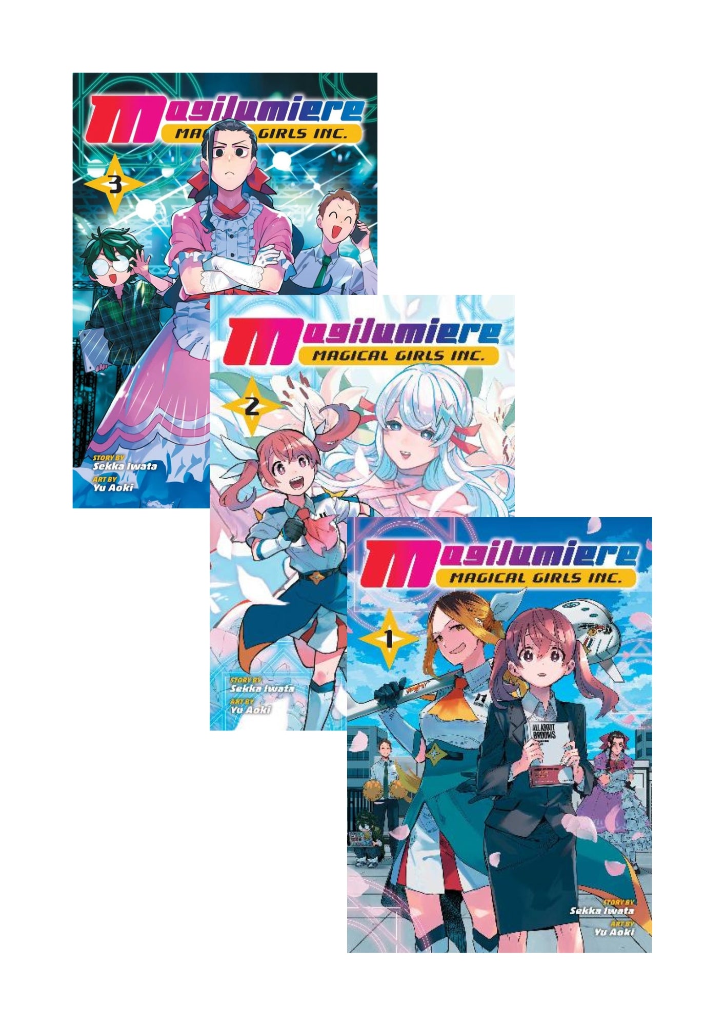 Magilumiere Magical Girls Inc., Vol. 1-3 Manga Bundle