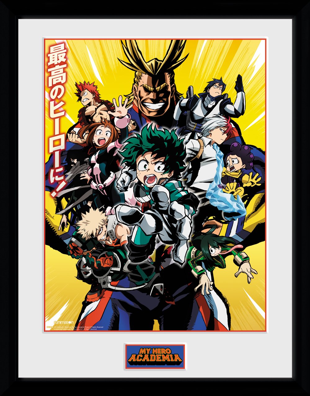 My Hero Academia S1 Framed Collector Print