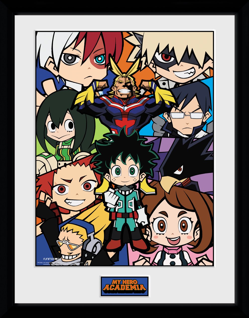 My Hero Academia Chibis Framed Collector Print