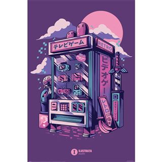 014 - Ilustrata - Retro Vending Machine - Poster