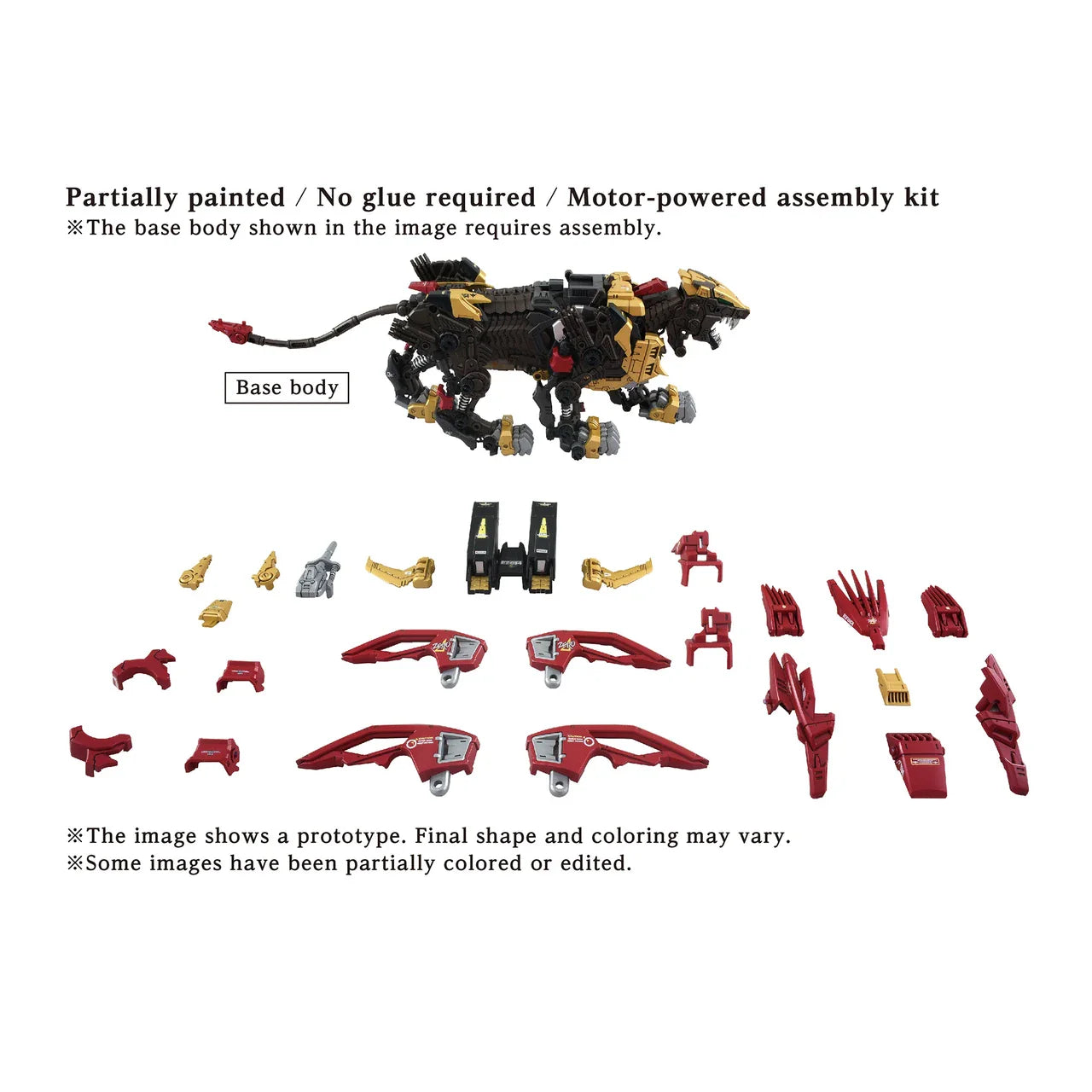 Takara Tomy Zoids 1/72 : EZ-054/AZ-02EX2 Liger Zero Empire Ver. [ Lion Type ]