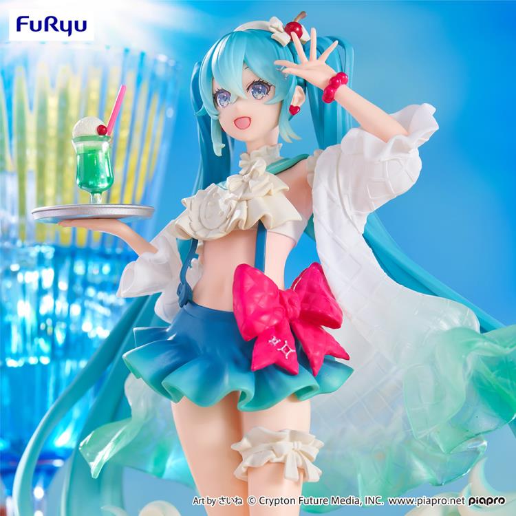 Vocaloid SweetSweets Series Hatsune Miku (Melon Soda Float Ver.) Exceed Creative Figure
