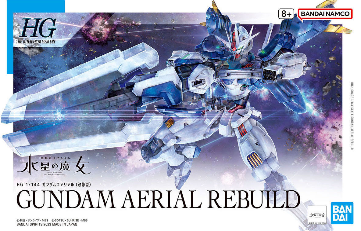 HG 1/144 Gundam Aerial Rebuild – by Bandai