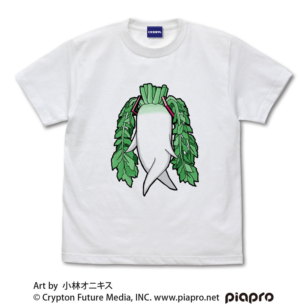 Hatsune (Root) Miku T-shirt Kobayashi Onyx Ver. WHITE Small