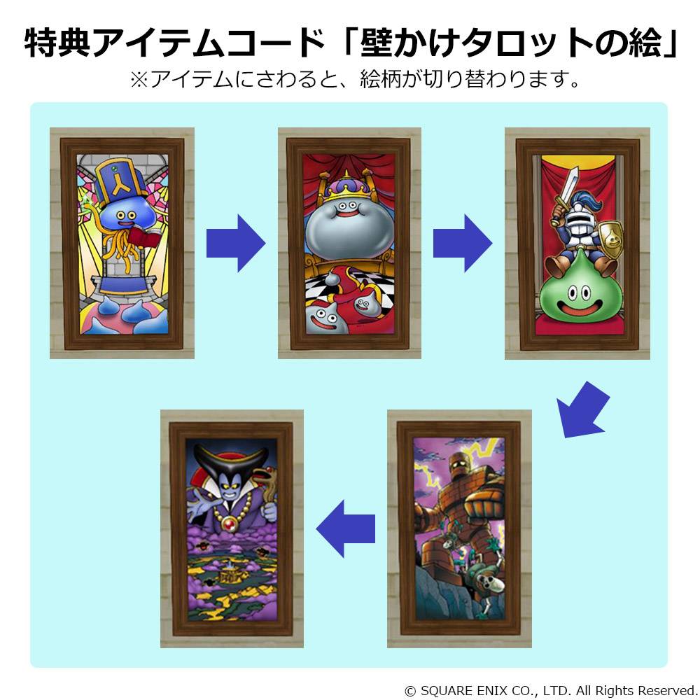 Square Enix Dragon Quest X Tarot Cards - (Second-hand)
