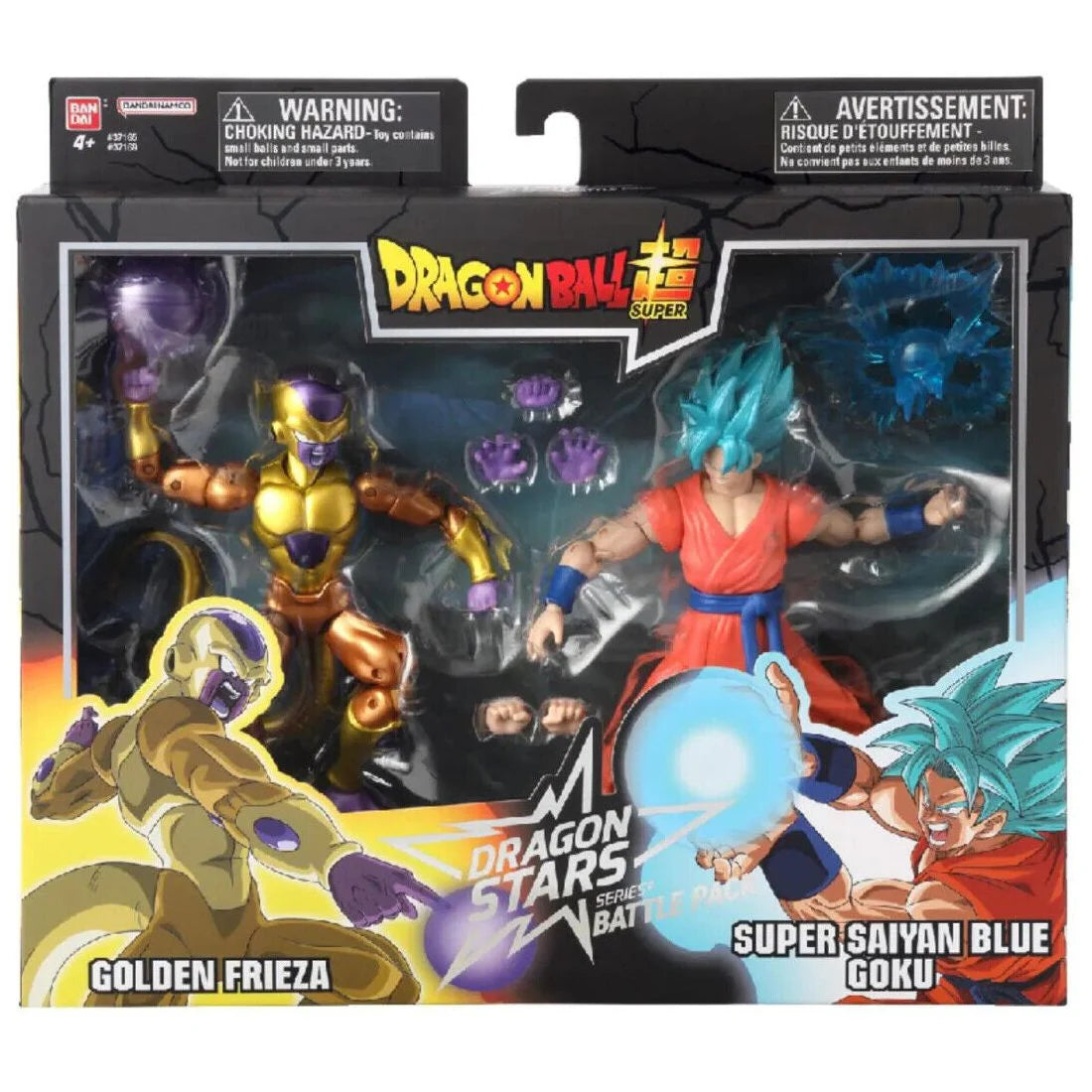 Dragon Ball Super Dragon Battle Pack - Golden Frieza and Super Saiyan Blue Goku