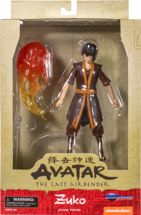Avatar: The Last Airbender - Zuko Deluxe 7” Scale Action Figure (Series 1)