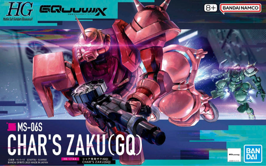 Bandai HG 1/144: MS-06S Cha(s Zaku (GO)