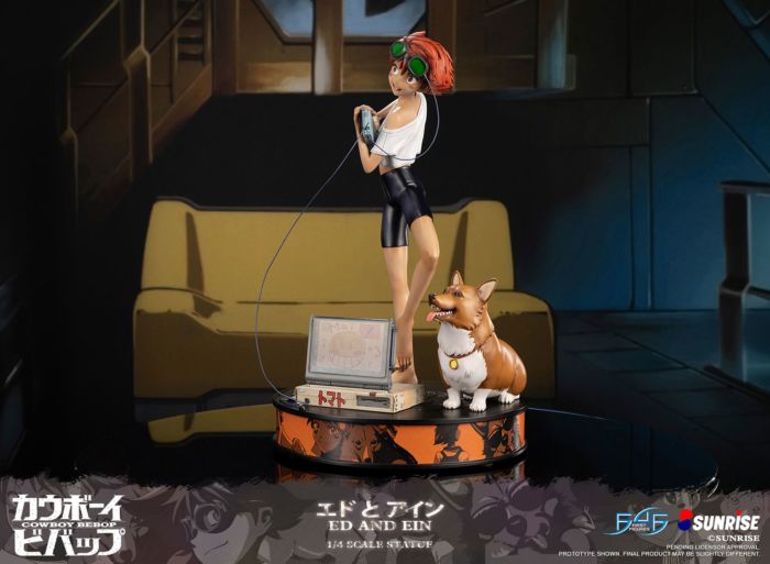 Cowboy Bebop - Ed & Ein Statue