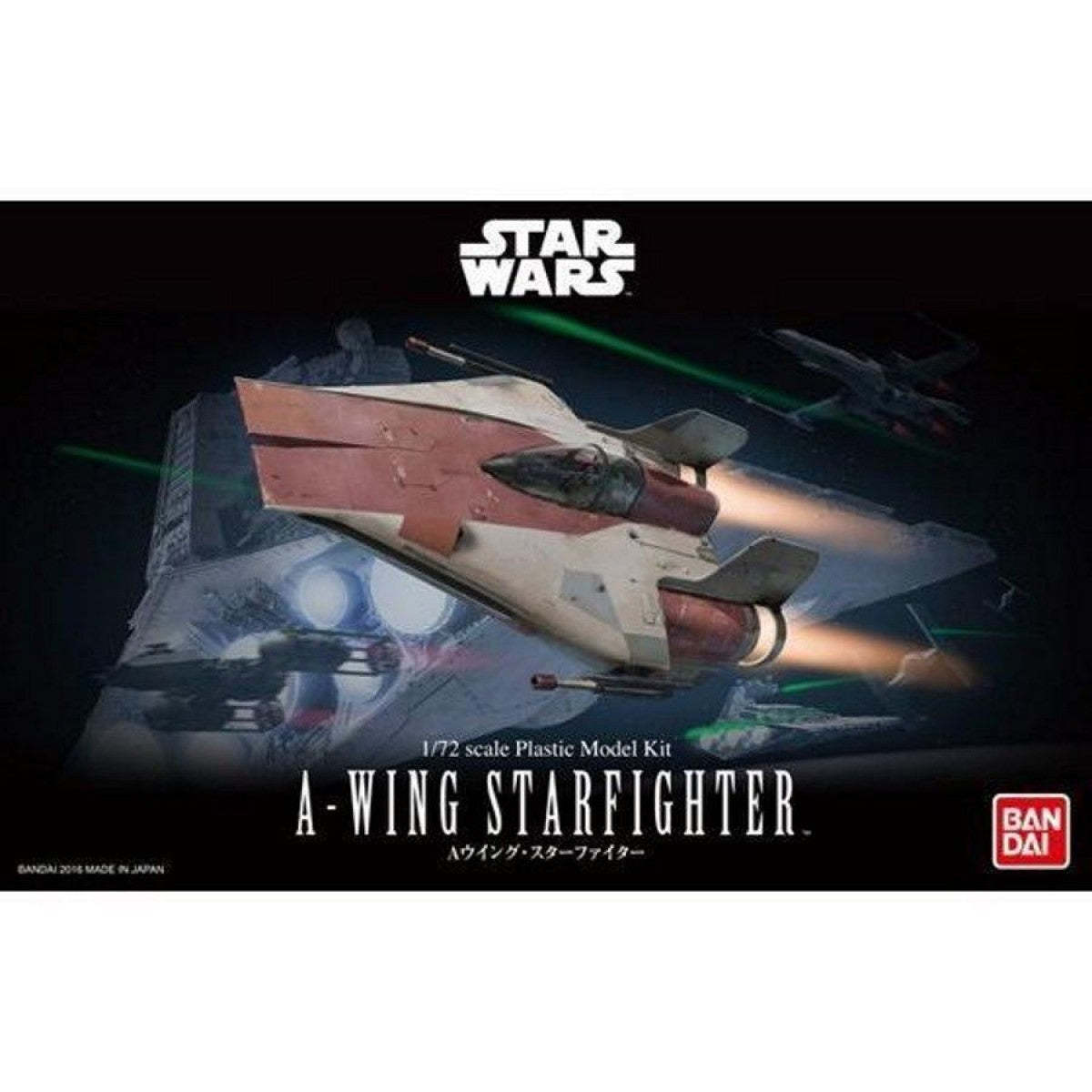 STAR WARS - 1/72 HOBBY KIT -  A-WING STARFIGHTER **Pre-Order**