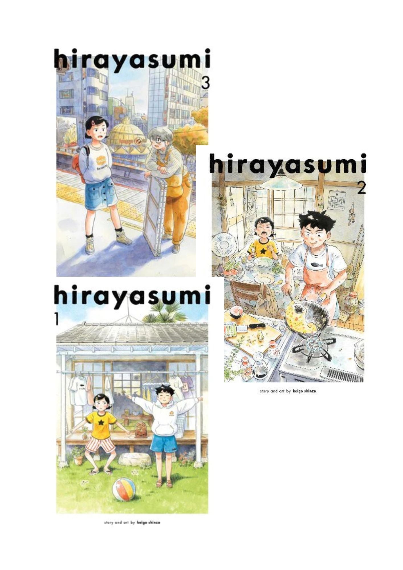 Hirayasumi, Vol. 1-3 Manga Bundle
