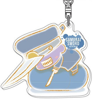 Chainsaw Man: Acrylic Keychain hug meets 10 Samurai Sword