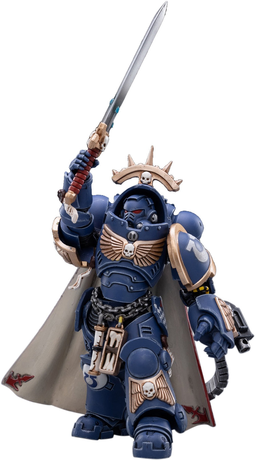 1/18 Joytoy x Warhammer 40000 Ultramarines Primaris Captain In Gravis Armor Brother Captain Voltian