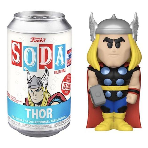 Marvel Thor San Diego San Diego 2021 Convention Exclusive Funko Soda Vinyl