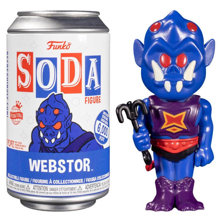 Masters of the Universe Webstor San Diego 2021 Convention Exclusive Funko Soda Vinyl