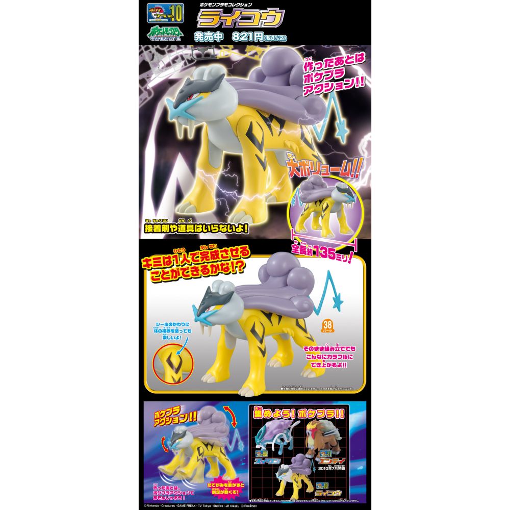 POKEMON - MODEL KIT - RAIKOU