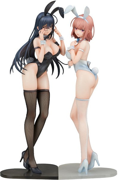 Ikomochi Original Character: Black Bunny Aoi and White Bunny Natsume - 1/6 Scale 2 Figure Set (Ensoutoys)