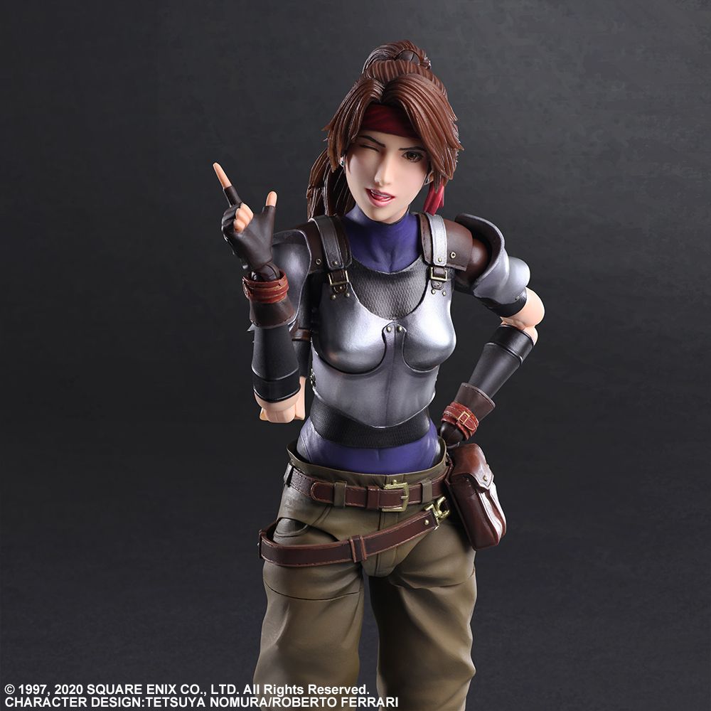 Final Fantasy VII - Jessie, Cloud & Motorcycle Play Arts Action Figure
