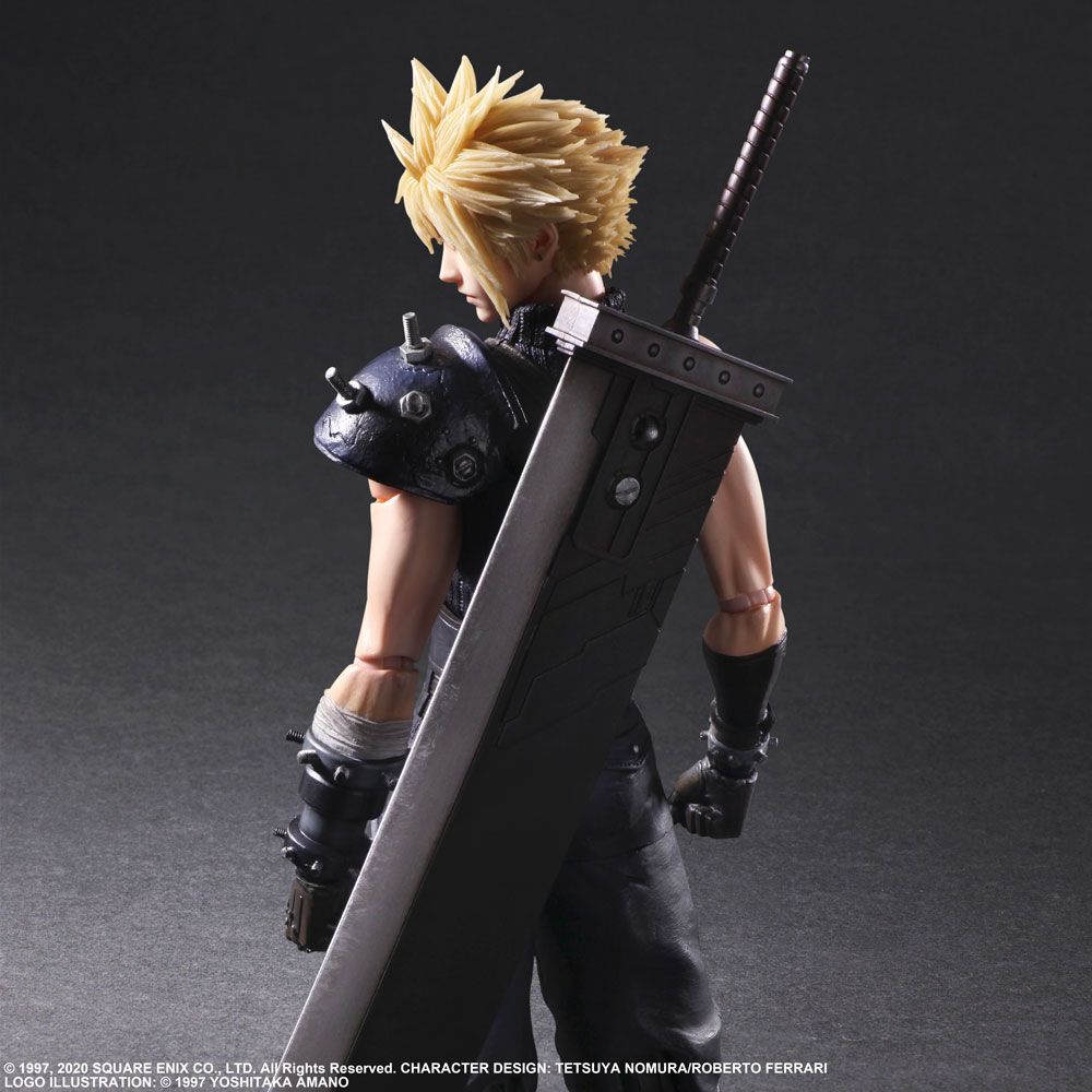Final Fantasy VII - Jessie, Cloud & Motorcycle Play Arts Action Figure