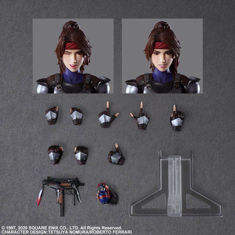 Final Fantasy VII - Jessie & Motorcycle Play Arts Action Figure