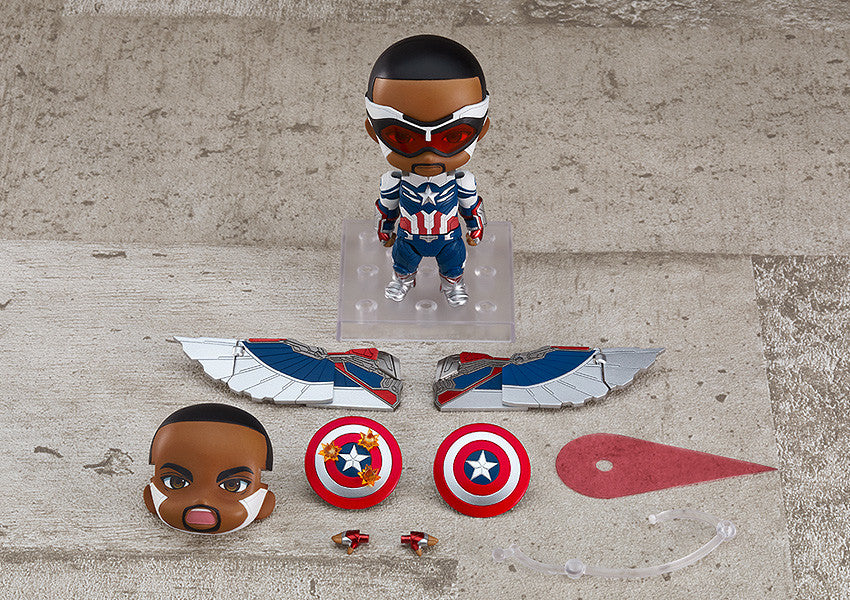 Nendoroid: The Falcon and the Winter Soldier - Captain America (Sam Wilson) Dx