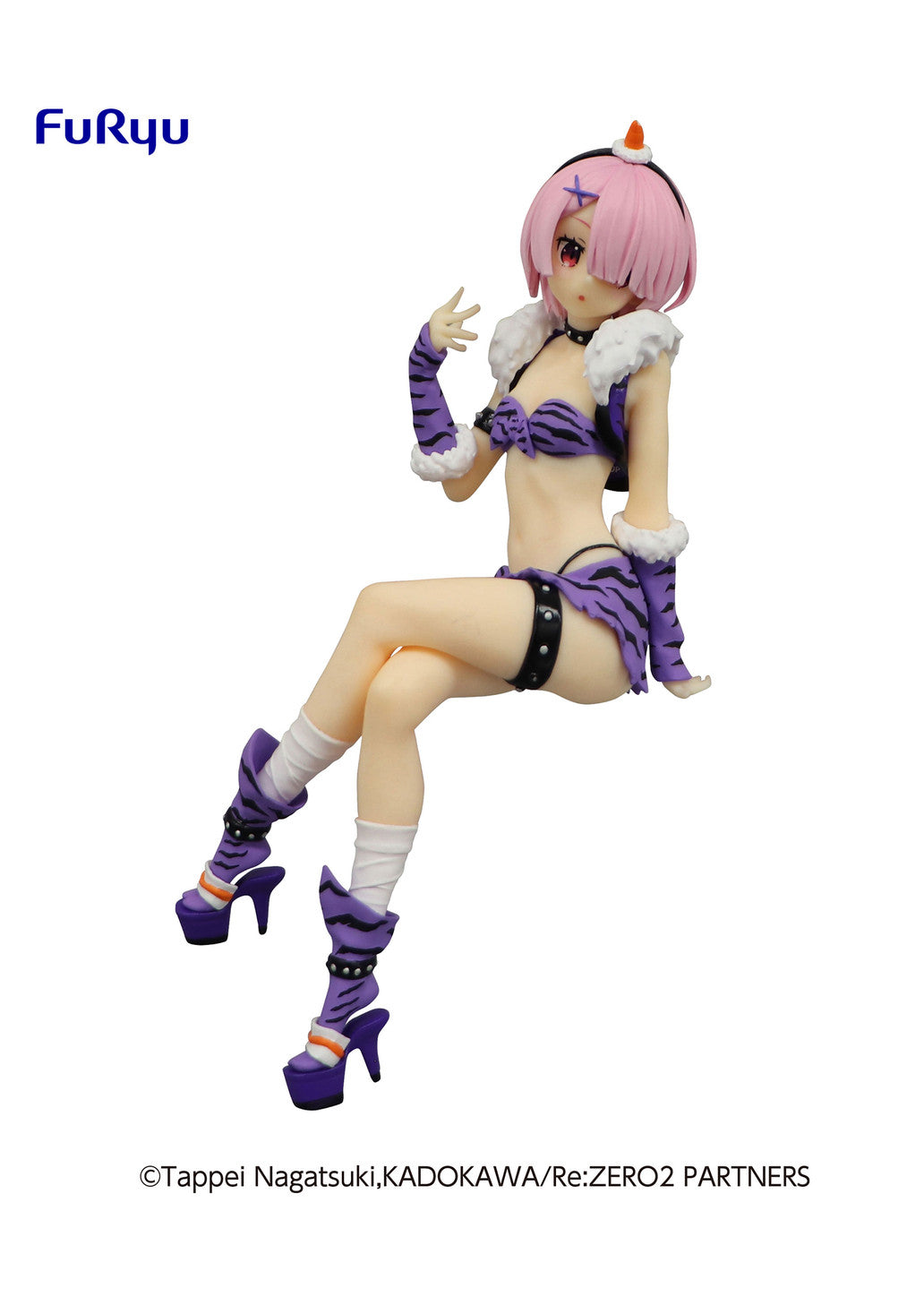 Re:Zero Starting Life in Another World: Ram [Demon Costume Another Color Ver.] - Noodle Stopper Figure