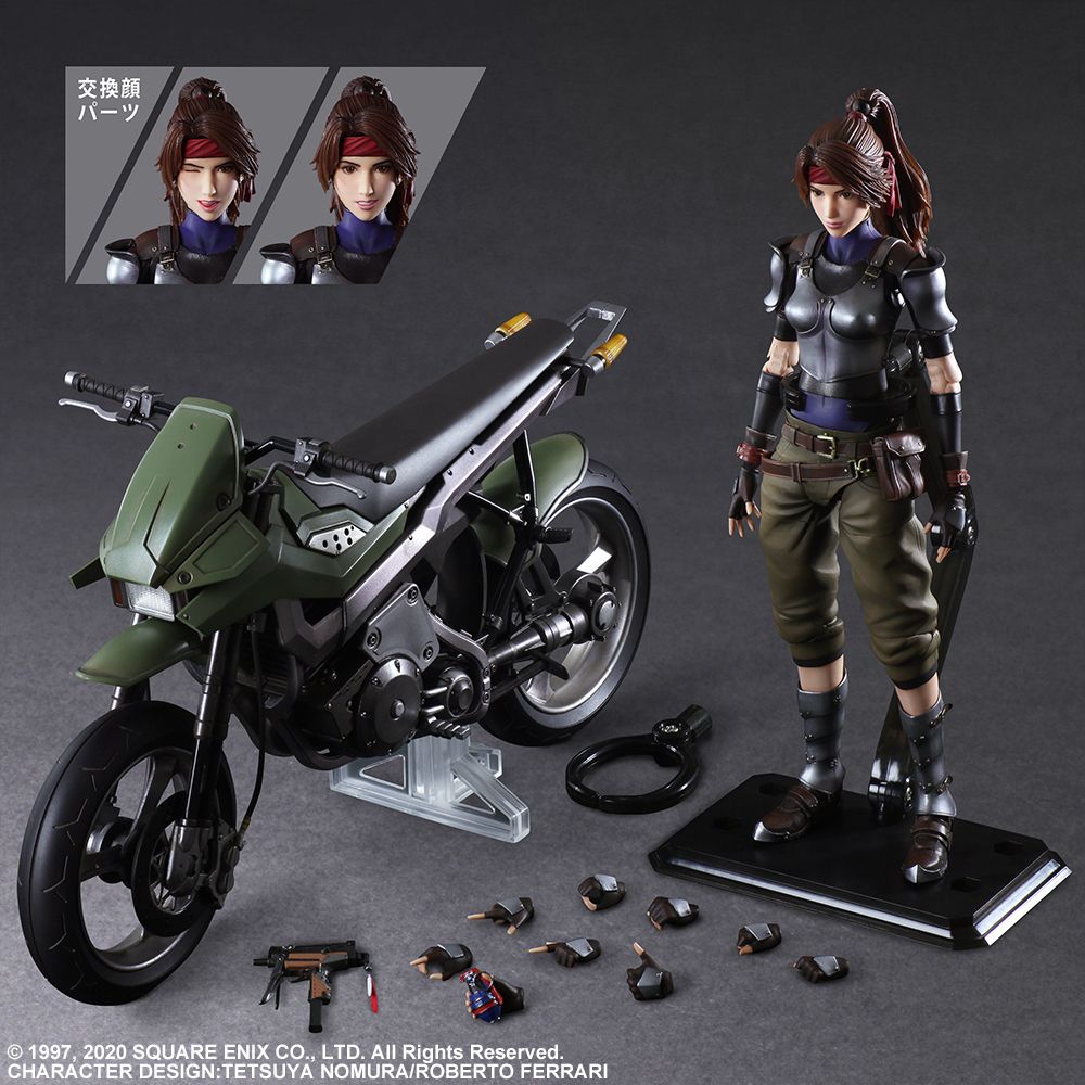 Final Fantasy VII - Jessie & Motorcycle Play Arts Action Figure