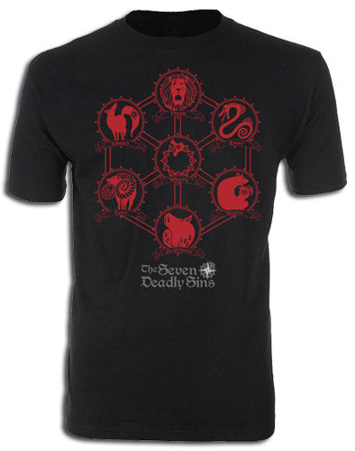 THE SEVEN DEADLY SINS - SIN ICONS MEN'S SHIRT