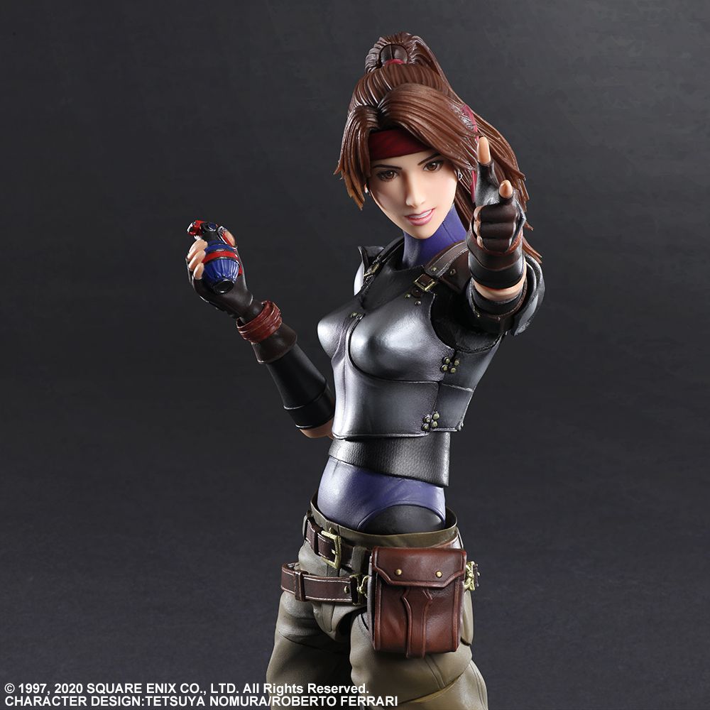 Final Fantasy VII - Jessie & Motorcycle Play Arts Action Figure