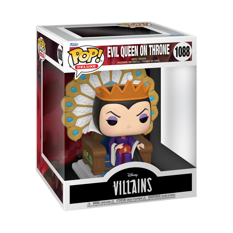 Disney Villains - Evil Queen on Throne Pop! Deluxe