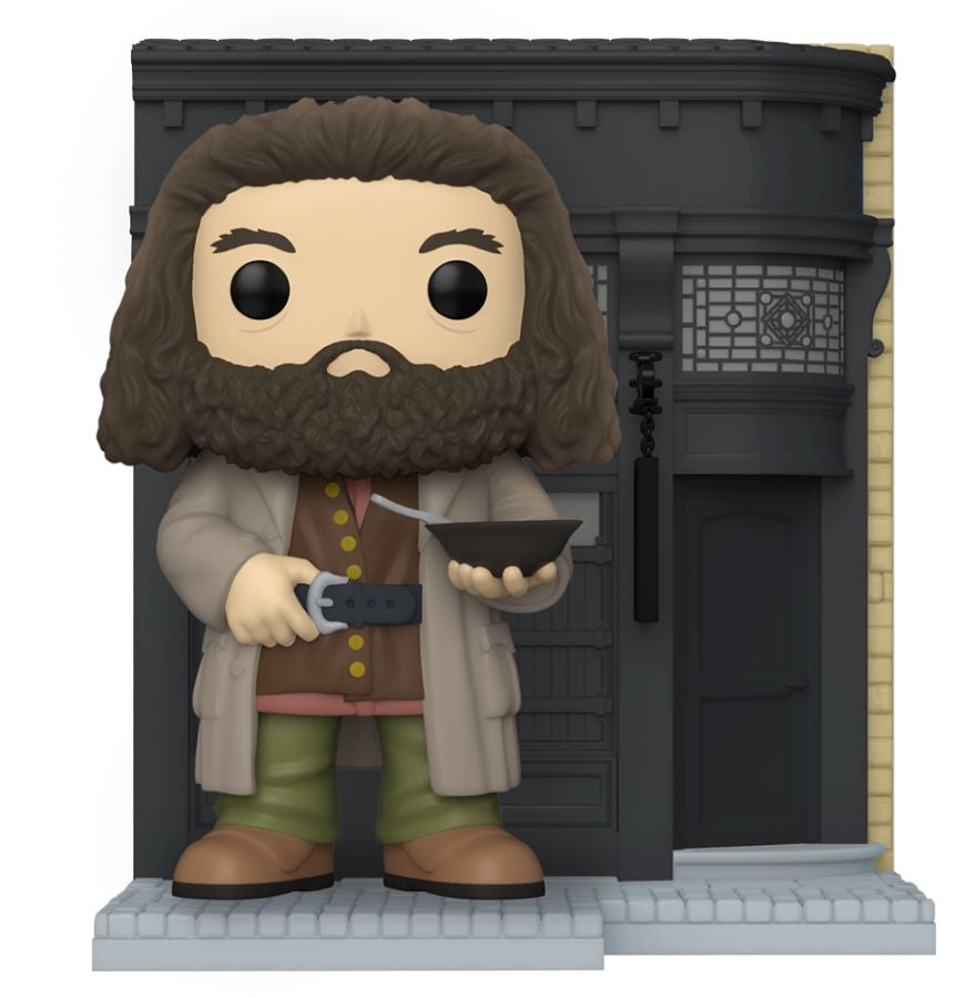 Harry Potter - Rubeus Hagrid with Leaky Cauldron Diagon Alley US Exclusive Pop! Deluxe
