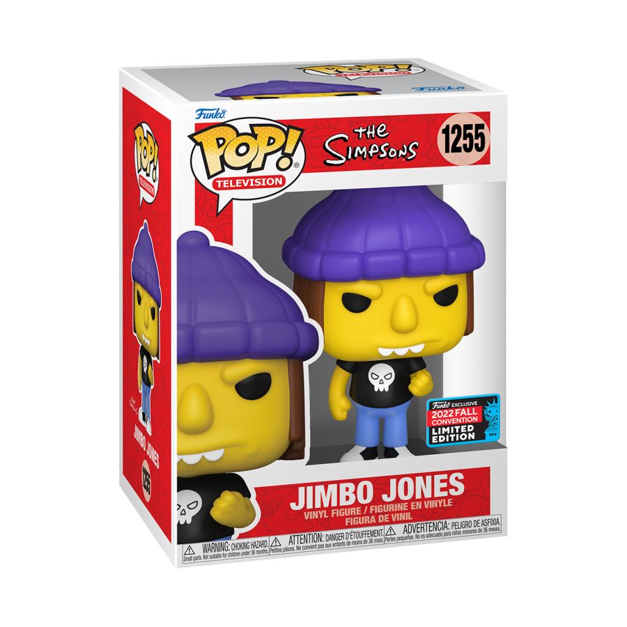 Simpsons - Jimbo Jones NYCC 2022 US Exclusive Pop! Vinyl [RS]