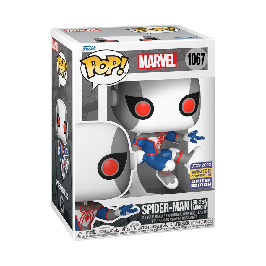 Marvel Comics - Spider-Man (Bug-Eyes Armor) Winter Con 2022 Exclusive Pop! Vinyl [RS]