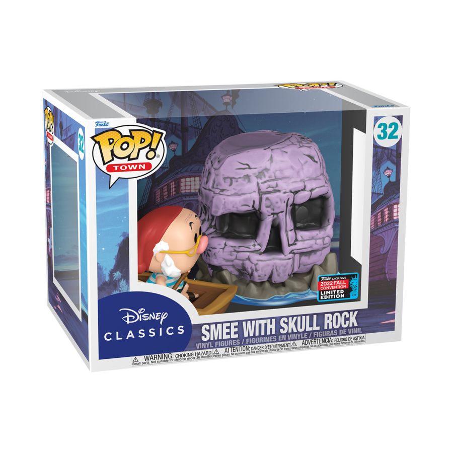 Peter Pan (1953) - Smee with Skull Rock NYCC 2022 US Exclusive Pop! Town [RS]