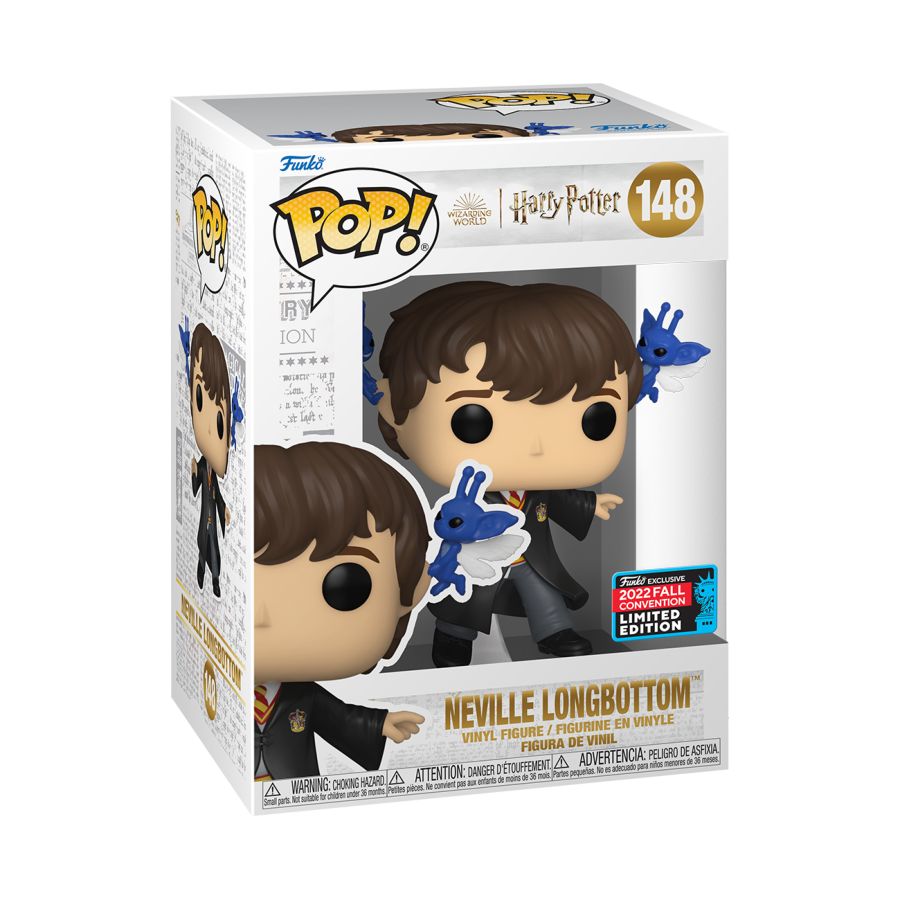 Harry Potter - Neville Longbottom with Pixies NYCC 2022 US Exclusive Pop! Vinyl [RS]