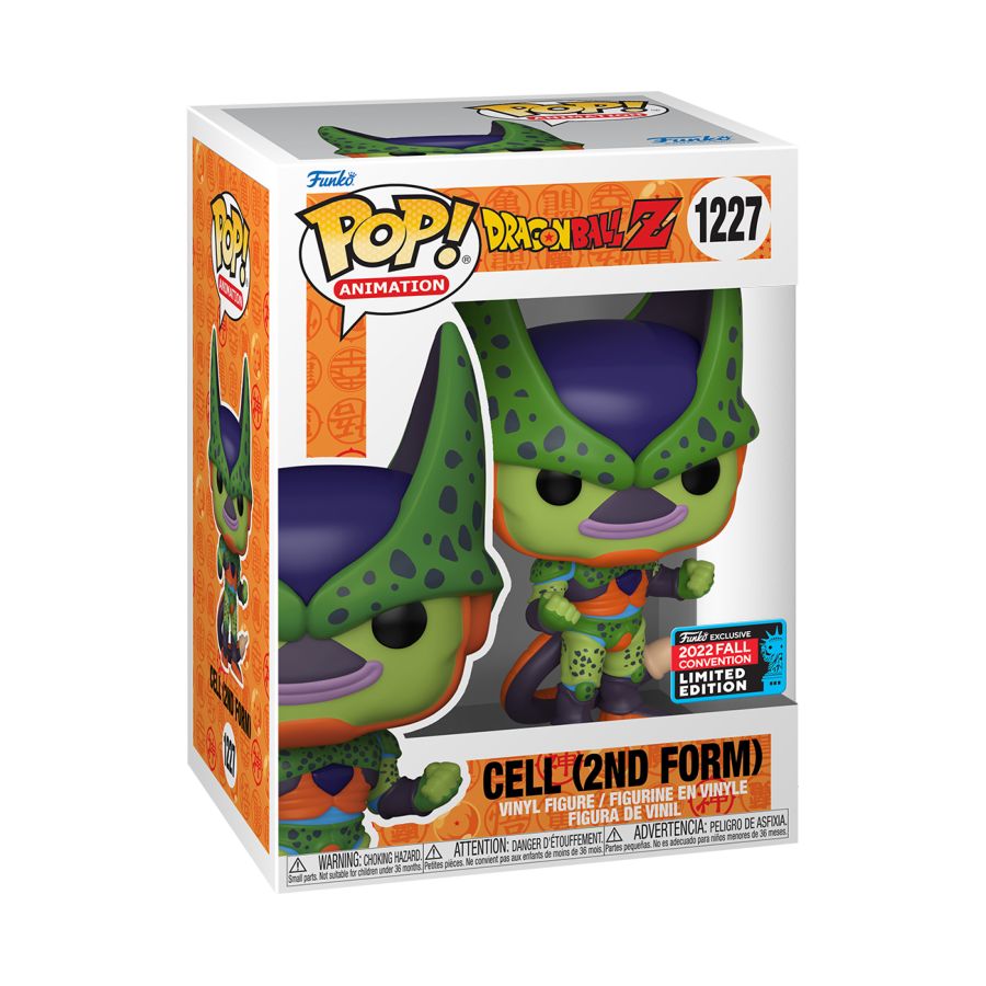 Dragon Ball Z - Cell (Second Form) NYCC 2022 US Exclusive Pop! Vinyl [RS]