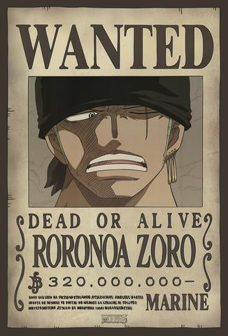 86 - Zoro Wanted Poster mini