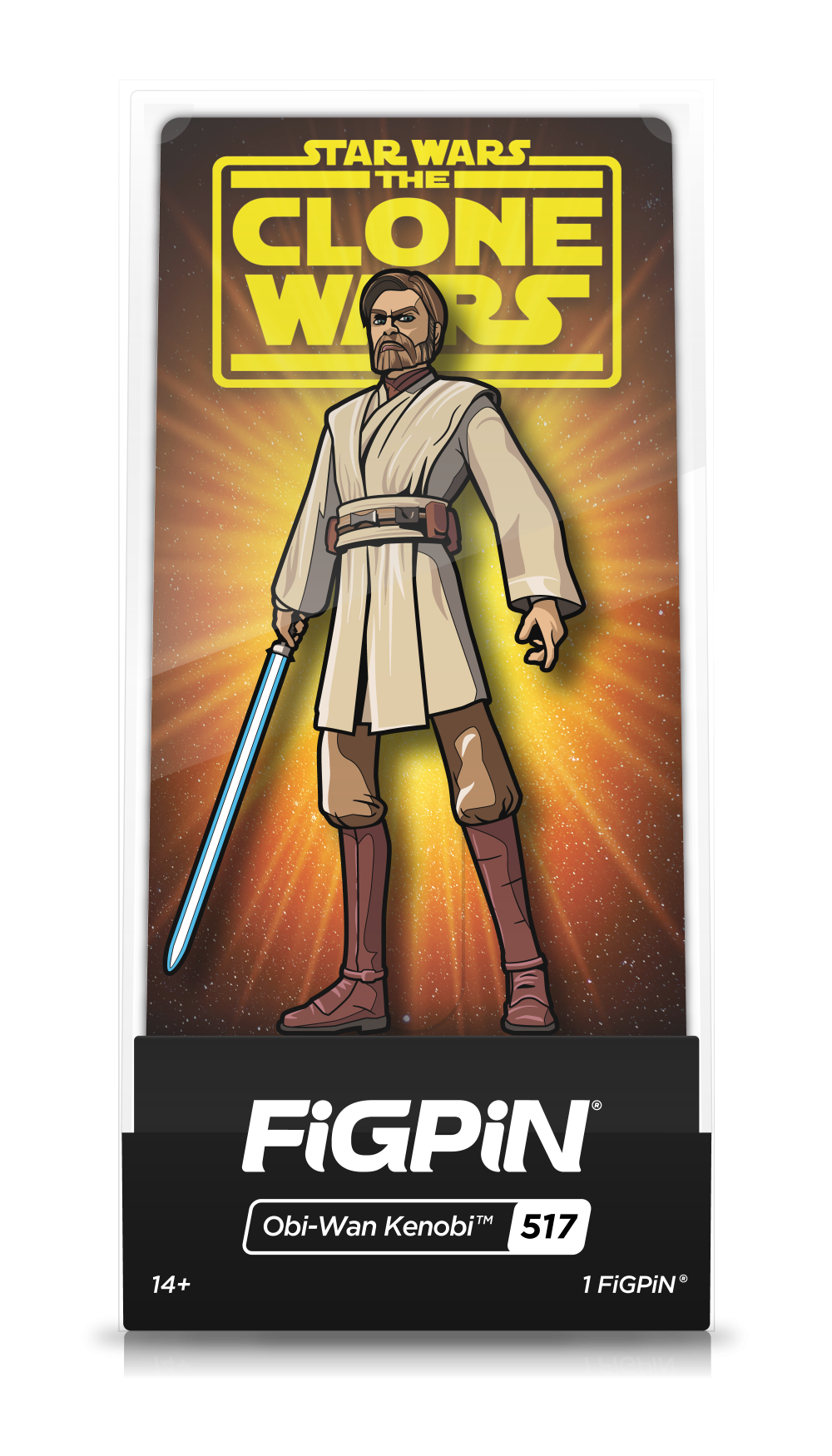 STAR WARS: THE CLONE WARS - FiGPiN - Obi-Wan Kenobi (#517)