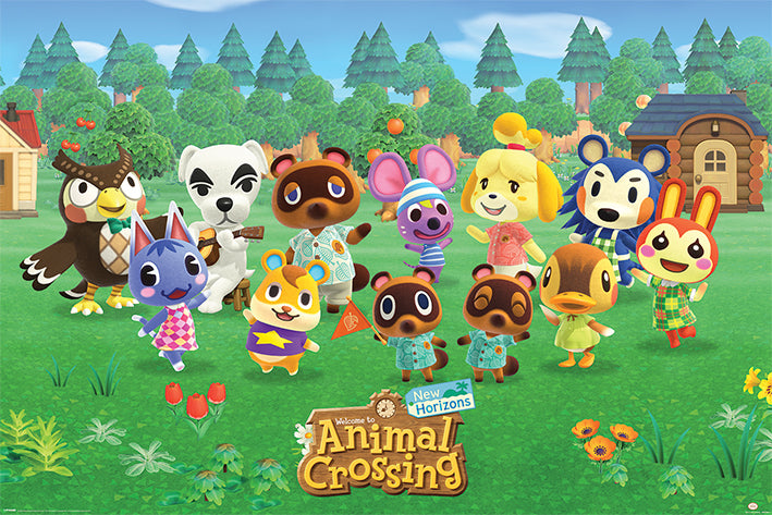 013 - Animal Crossing - Line Up Poster