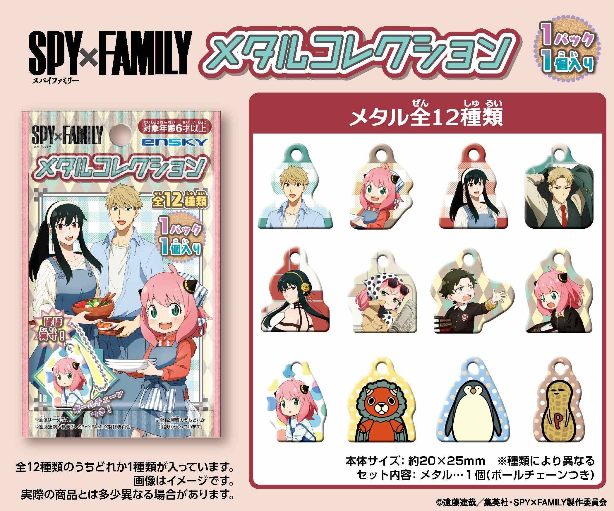 Spy x Family: Metal Collection Keychain