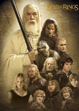 67 - The Lord of the Rings The Two Towers Characters Poster