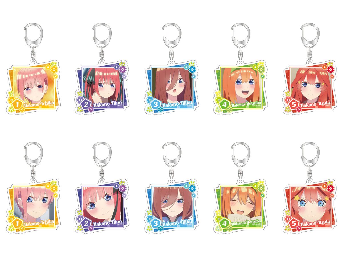 The Quintessential Quintuplets: Memorial Trading Acrylic Keychain
